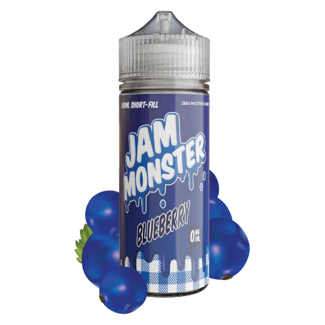 Jam Monster Blueberry Jam e-liquide shortfill myrtille