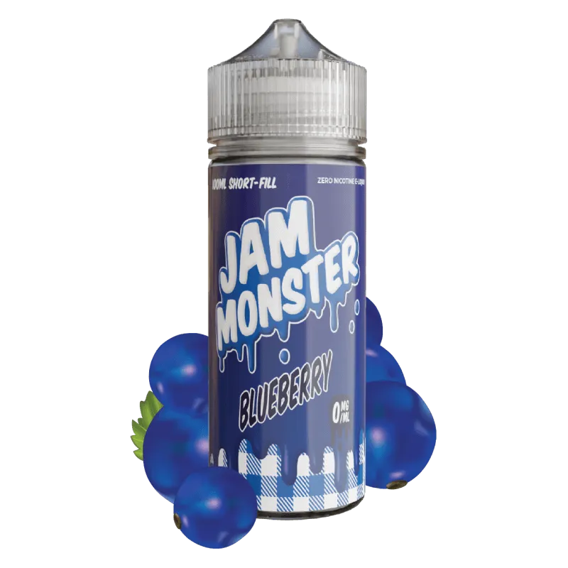 Jam Monster Blueberry Jam e-liquide shortfill myrtille