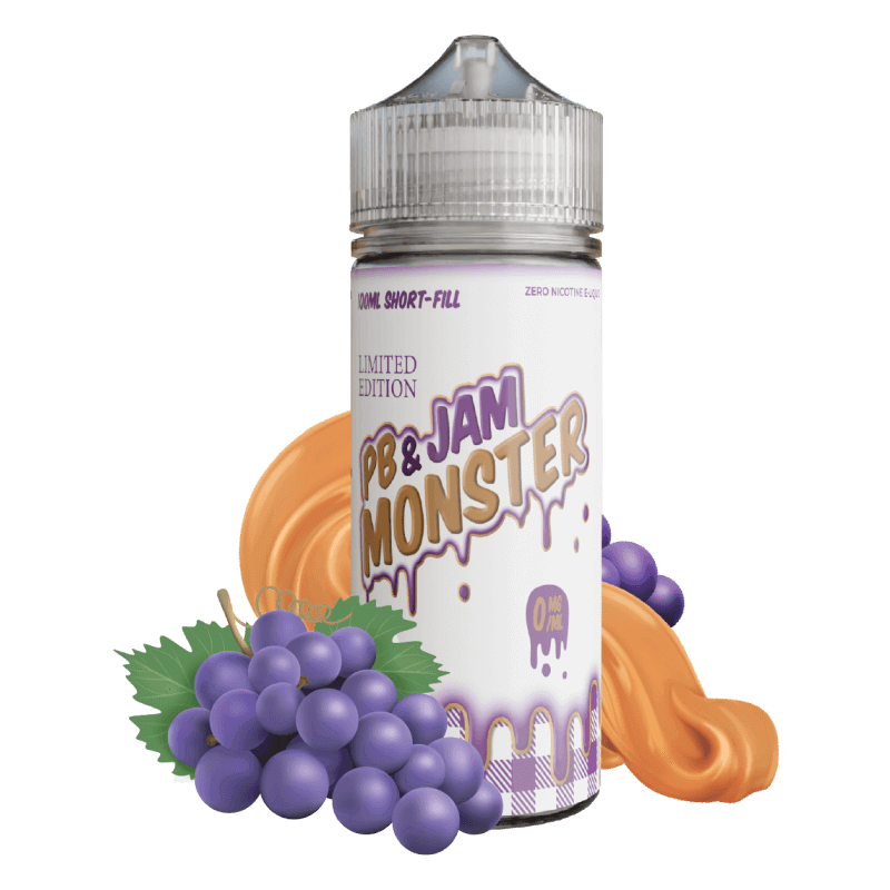 Monster Vape Labs Jam Monster PB Grape Jam e-liquide 100ml raisin