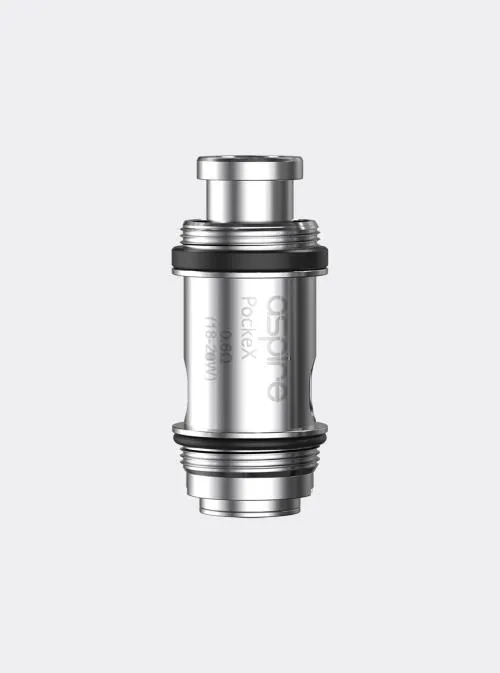 Aspire PockeX Résistances 0,6 / 1,2 ohm Boîte 5 Pièces