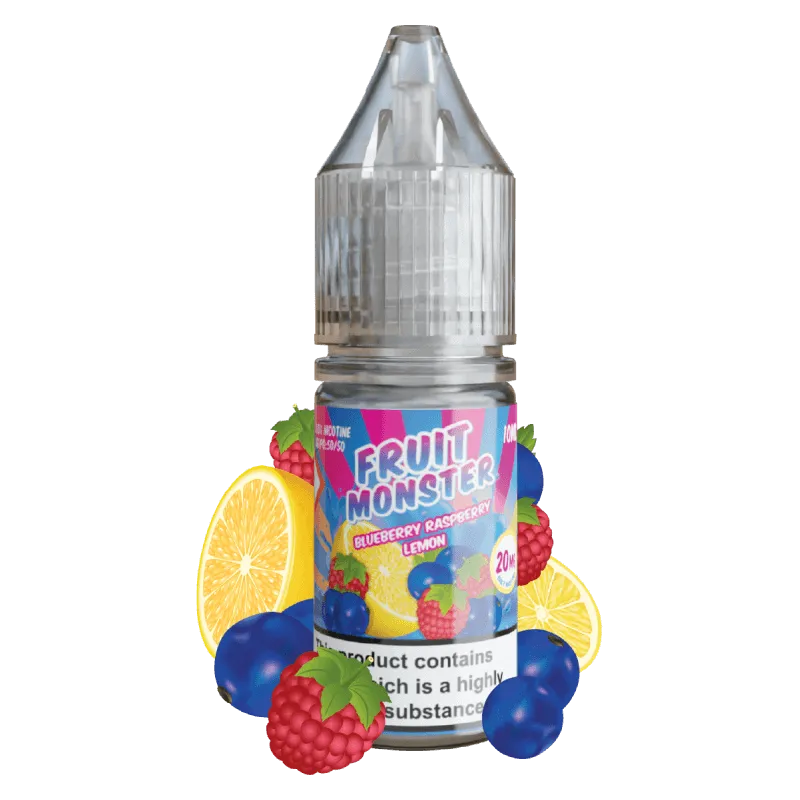 Fruit Monster Blueberry Raspberry Lemon e-liquide citron myrtille