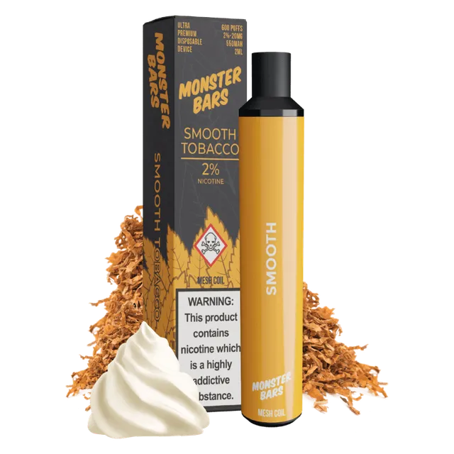 Monster Vape Labs Tobacco Smooth Tobacco puff tabac doux