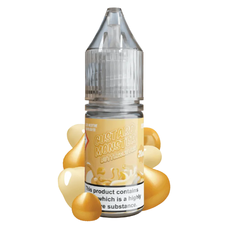Custard Monster Butterscotch Custard sel nicotine caramel