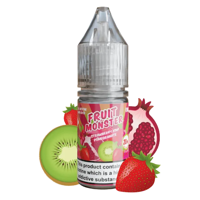 Fruit Monster Strawberry Kiwi Pomegranate e-liquide sel fruits