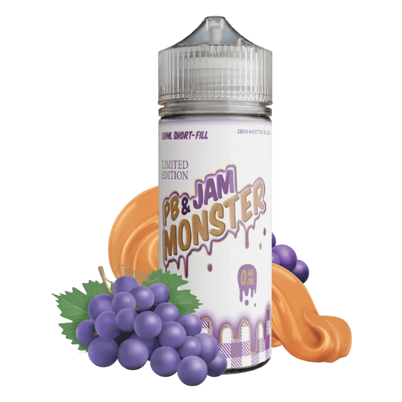 Monster Vape Labs Jam Monster PB Grape Jam e-liquide 100ml raisin