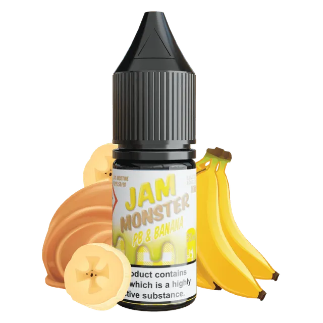 Jam Monster PB Banana Jam e-liquide sel nicotine banane cacahuète