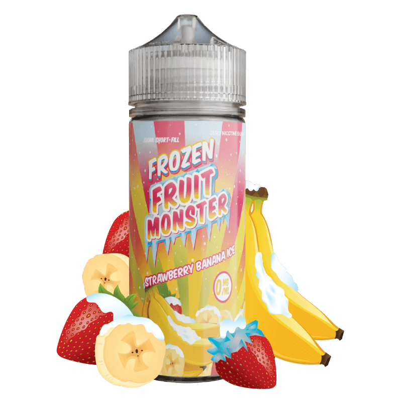 Fruit Monster Strawberry Banana Ice e-liquide fraise banane