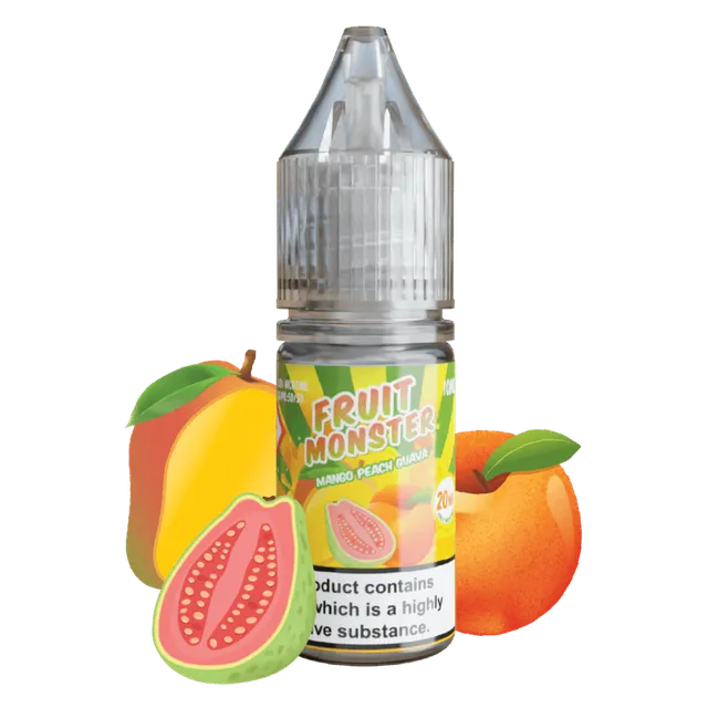 Fruit Monster Mango Peach Guava e-liquide sels fruité