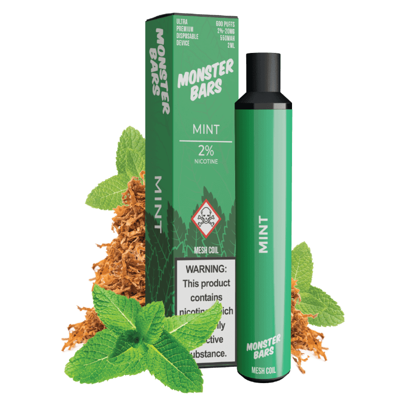 Monster Vape Labs Tobacco Monster Mint Tobacco puff tabac menthe