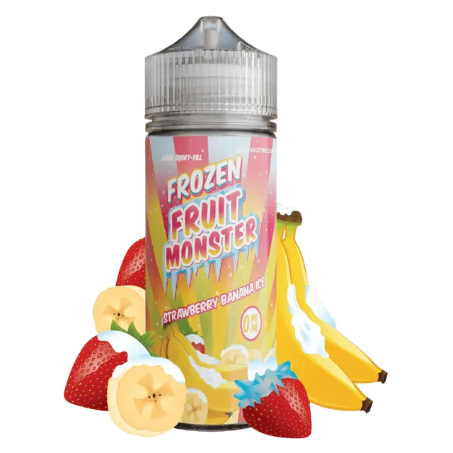 Fruit Monster Strawberry Banana Ice e-liquide fraise banane