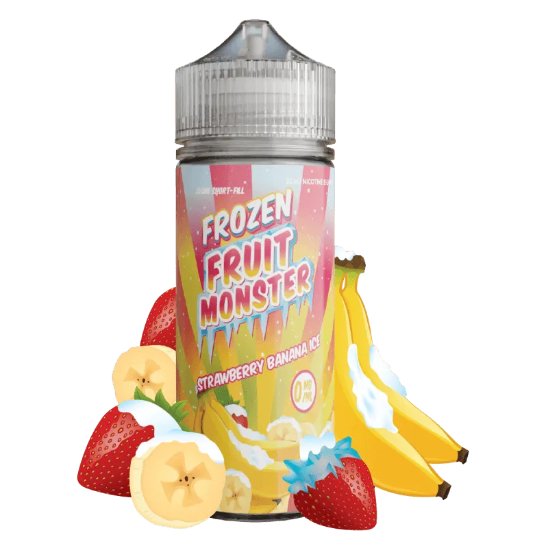 Fruit Monster Strawberry Banana Ice e-liquide fraise banane