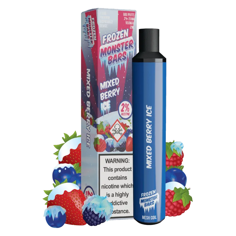 Frozen Fruit Monster Mixed Berry Ice puff fruits rouges