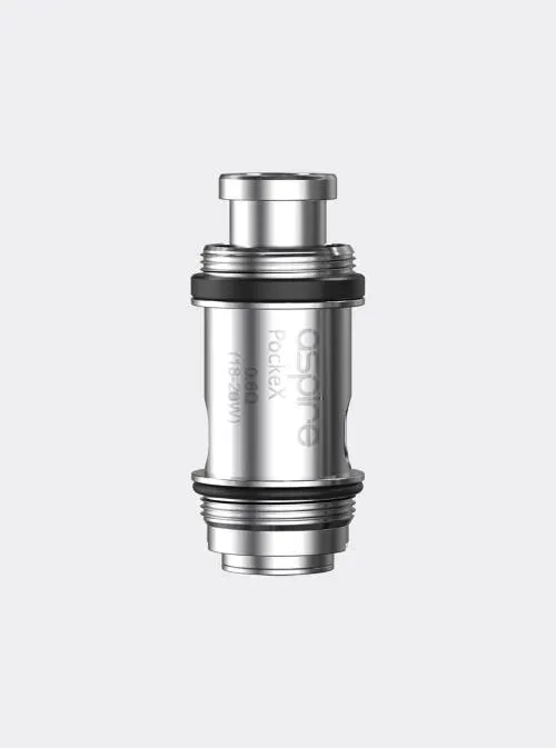 Aspire PockeX Résistances 0,6 / 1,2 ohm Boîte 5 Pièces