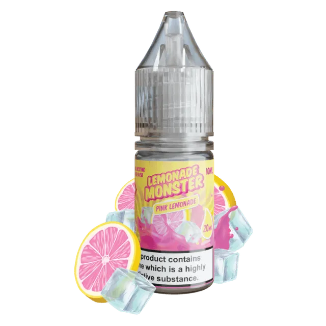 Lemonade Monster Pink Lemonade e-liquide sel de nicotine citron rose