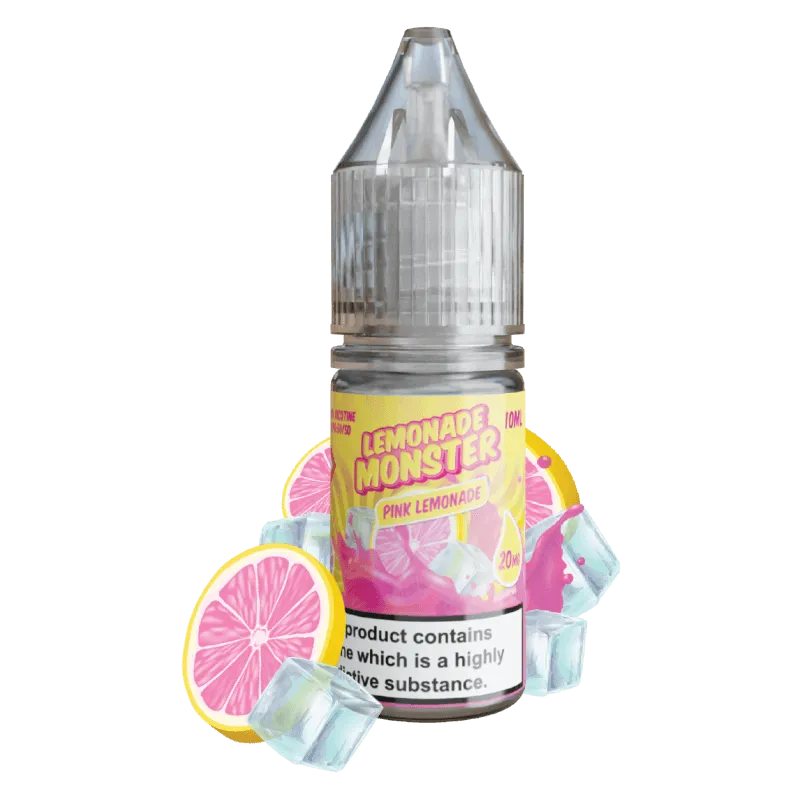 Lemonade Monster Pink Lemonade e-liquide sel de nicotine citron rose