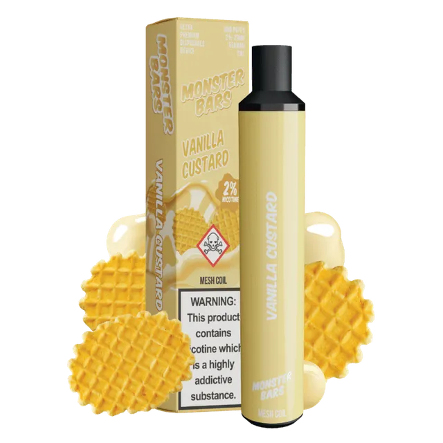 Custard Monster Vanilla Custard puff jetable vanille crème