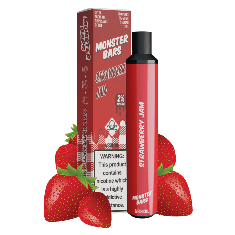 Monster Vape Labs Jam Monster Strawberry Jam puff confiture fraise