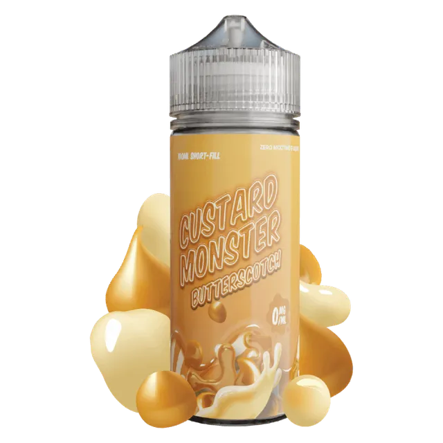 Custard Monster Butterscotch Custard e-liquide short fill caramel