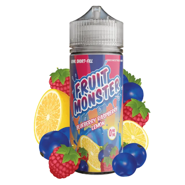 Fruit Monster Blueberry Raspberry Lemon e-liquide myrtille