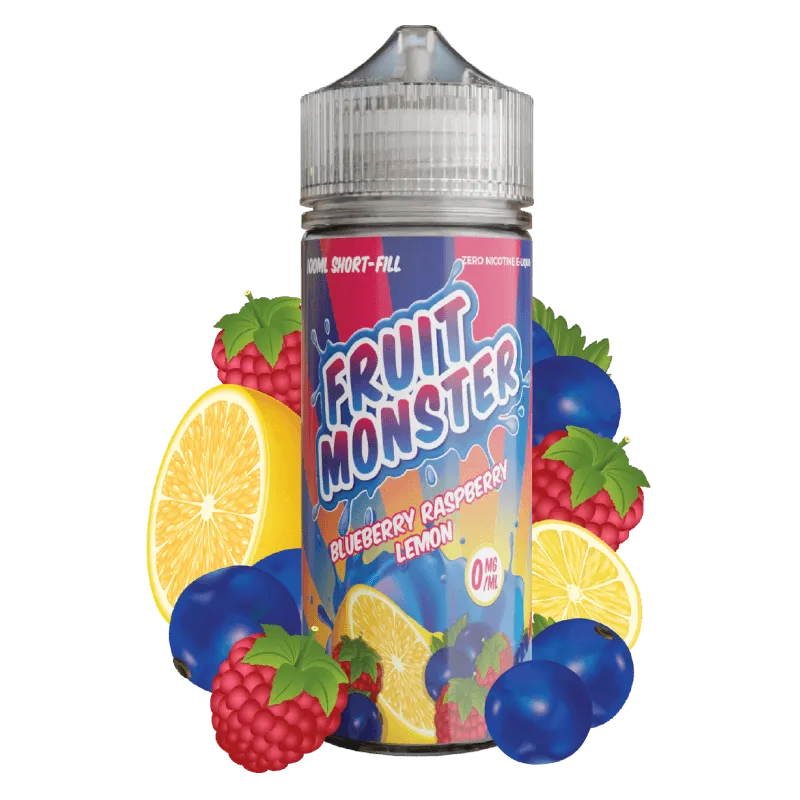 Fruit Monster Blueberry Raspberry Lemon e-liquide myrtille