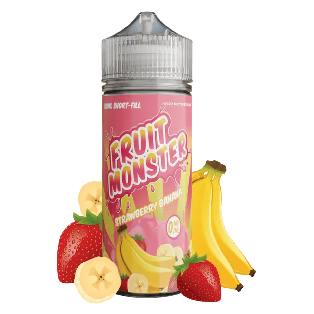 Fruit Monster Strawberry Banana e-liquide fraise banane
