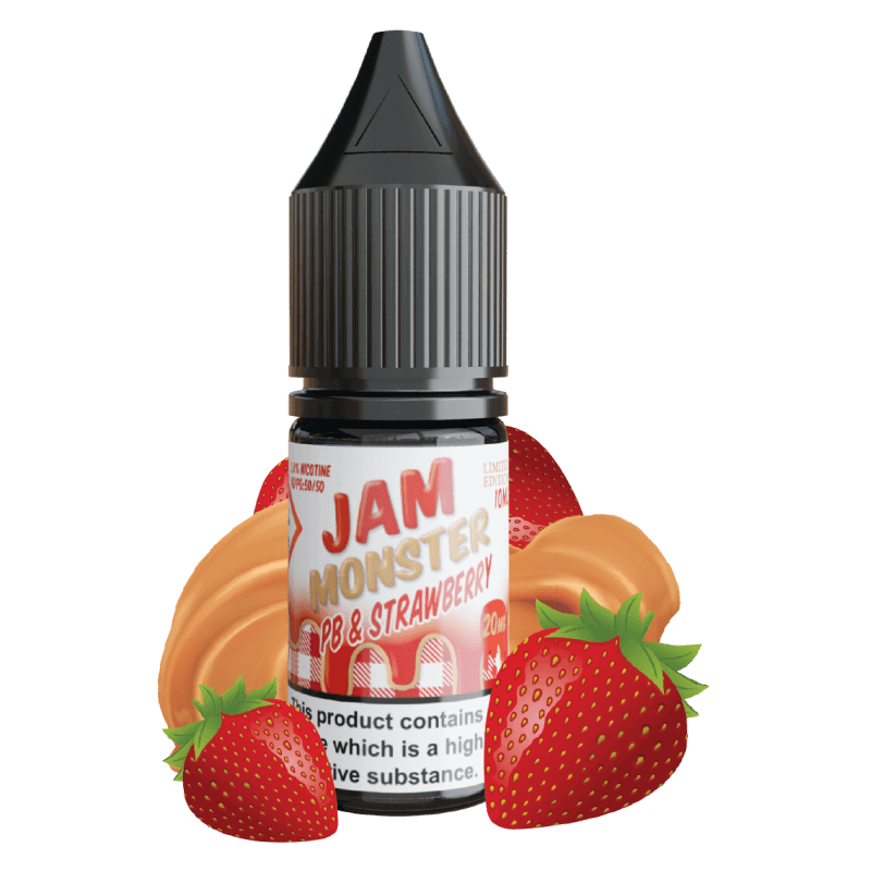 Jam Monster PB Strawberry e-liquide sel nicotine cacahuète fraise
