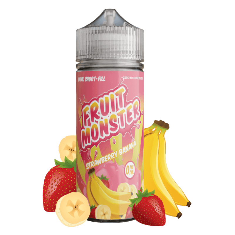 Fruit Monster Strawberry Banana e-liquide fraise banane