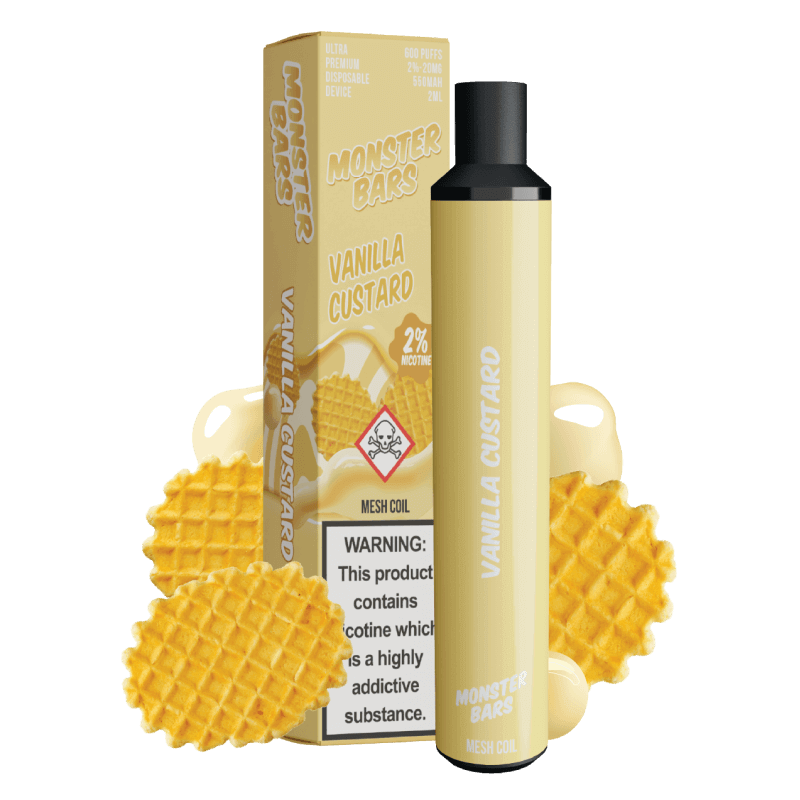 Custard Monster Vanilla Custard puff jetable vanille crème