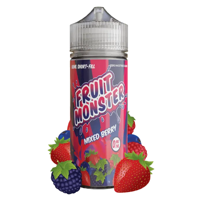 Monster Fruit Monster Mixed Berry e-liquide 100ml baies